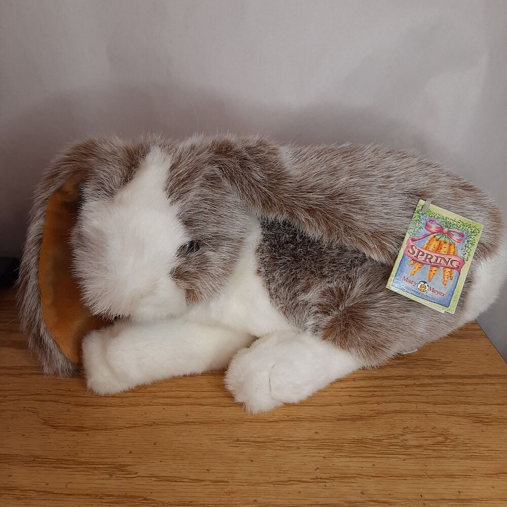 Vtg 1990s Mary Meyer Plush Bunny Rabbit Floppy Ears 11" Spring CASSIDY w/ tags